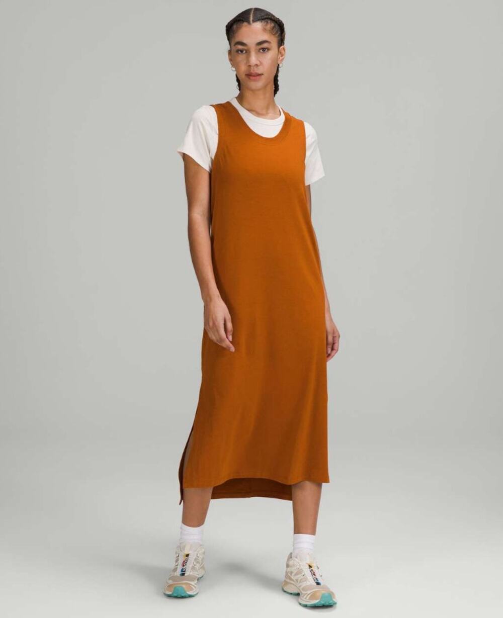 Lululemon All Yours Tank Maxi Dress Butternut Brown
